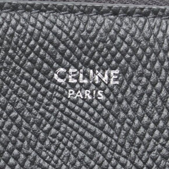 Celine clutch bag document holder black leather - Picture 5 of 8